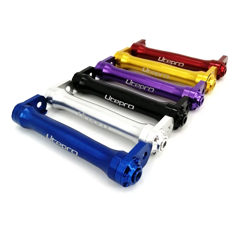 Bicycle Auxiliary Wheels Bike Cargo Rack Parts Litepro Easy Wheel For Brompton Rear Rack Easywheel Extension Bar Telescopic Rod Folding Bike Accessories