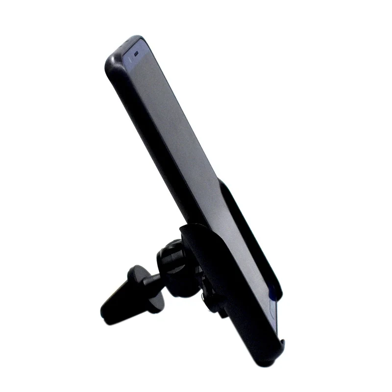 White Universal Air Vent Car Phone Holder Cradle Mount For Samsung S8 S9 iPhone X 8 7 Memory card - Color: White