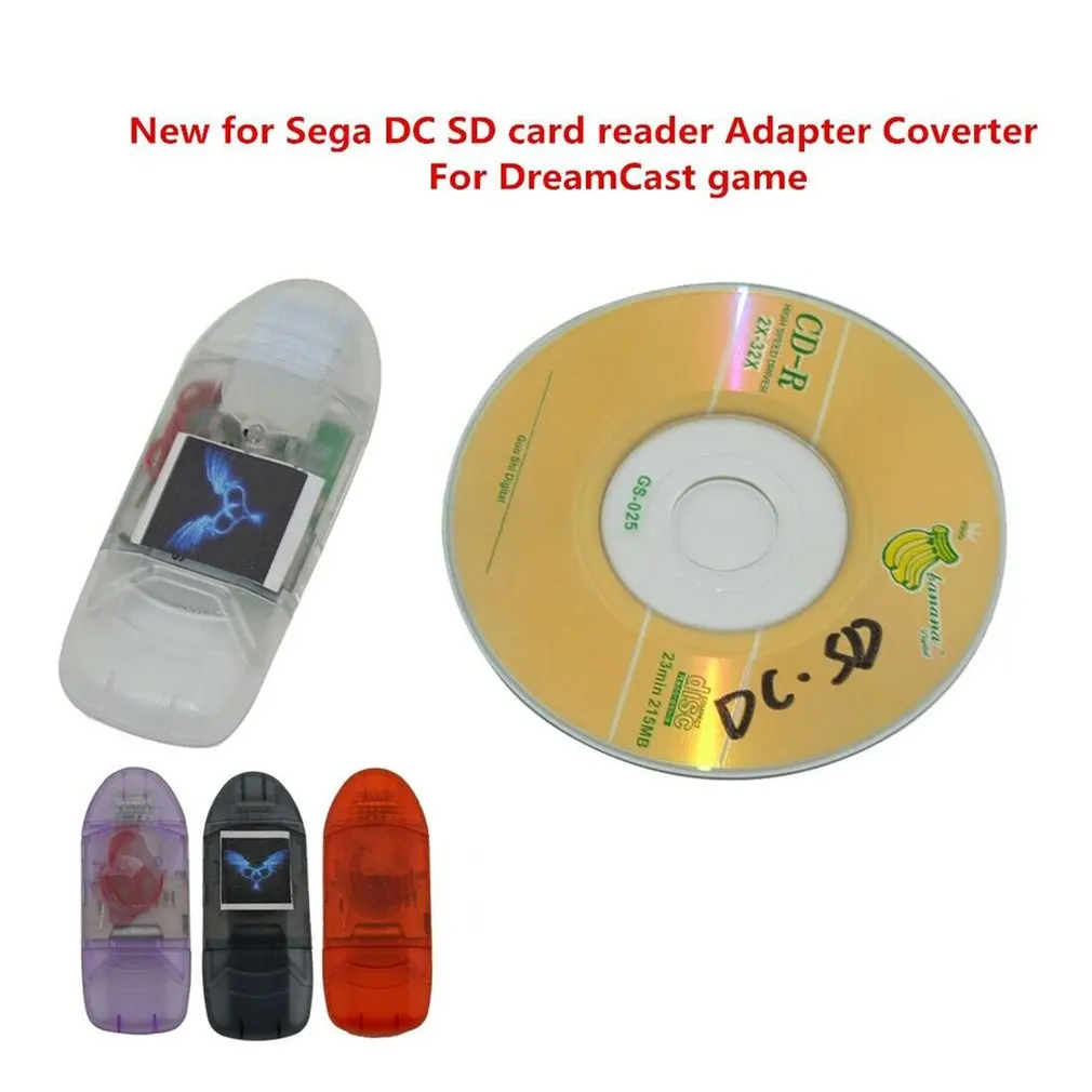 Кардридер адаптер конвертер для sega DC Dreamcast Micro SD карточная игра плеер для DreamCast игра с индикатором светильник