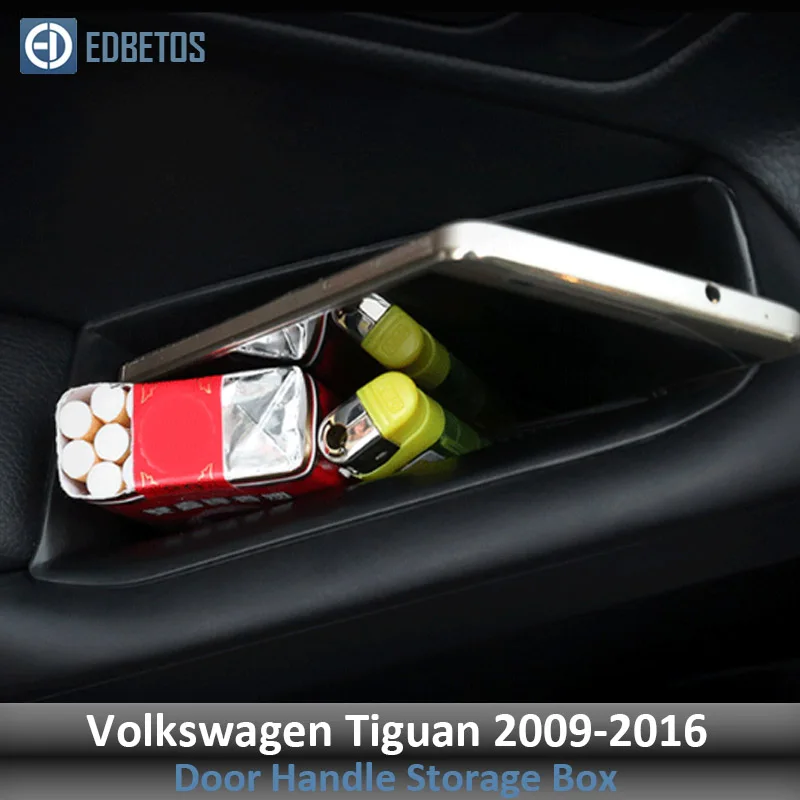Для Volkswagen Tiguan 2009 2010 2011 2013- дверная ручка подлокотник контейнер держатель лоток коробка для хранения Органайзер аксессуары
