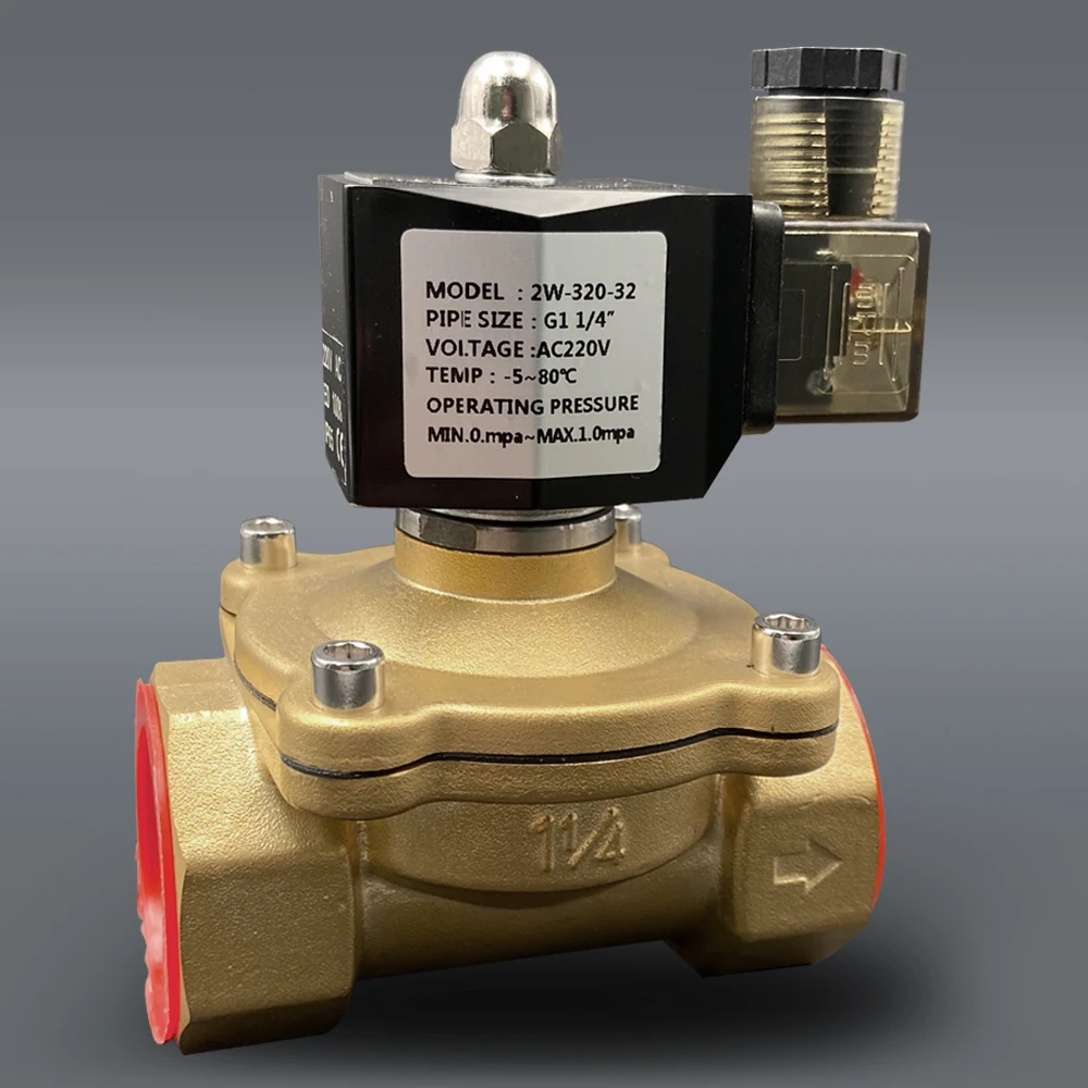 электромагнитный клапан Клапан для воды Электроклапан DC12V DC24V AC220V 110V 1/4&quot 3/8&quot