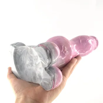 FAAK Animal Dog Penis Knot Ejaculation Realistic Squirting Dildo Sucker Silicone Anal Plug Sex Toys For Women Masturbator 2