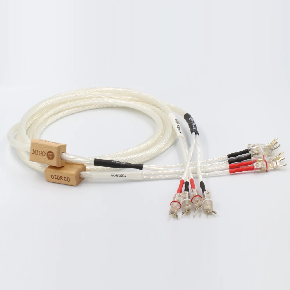 Pair Supreme Reference Speaker Cable audio loudspeaker Cable wire with