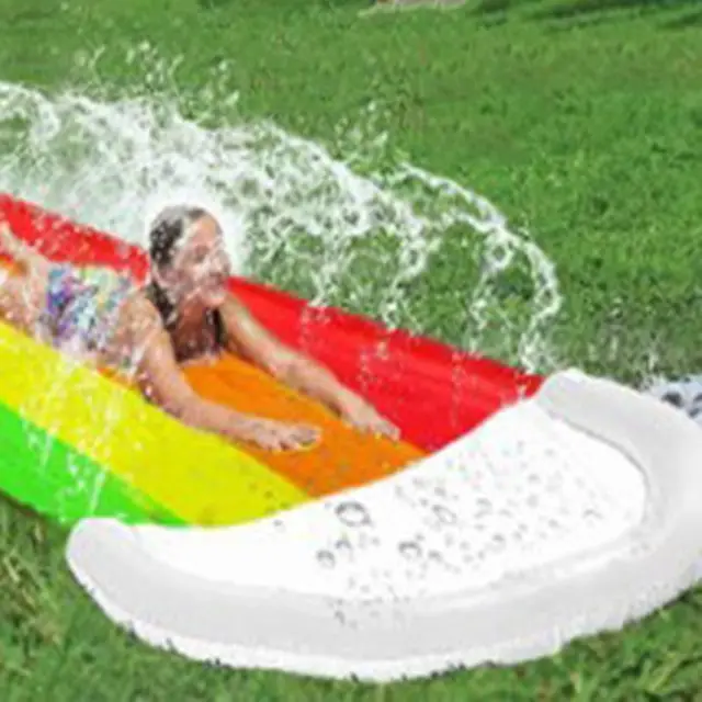 Children Surf PVC Water Slide Outdoor Summer Backyard Surfboard Garden Funny Splash Pool 2