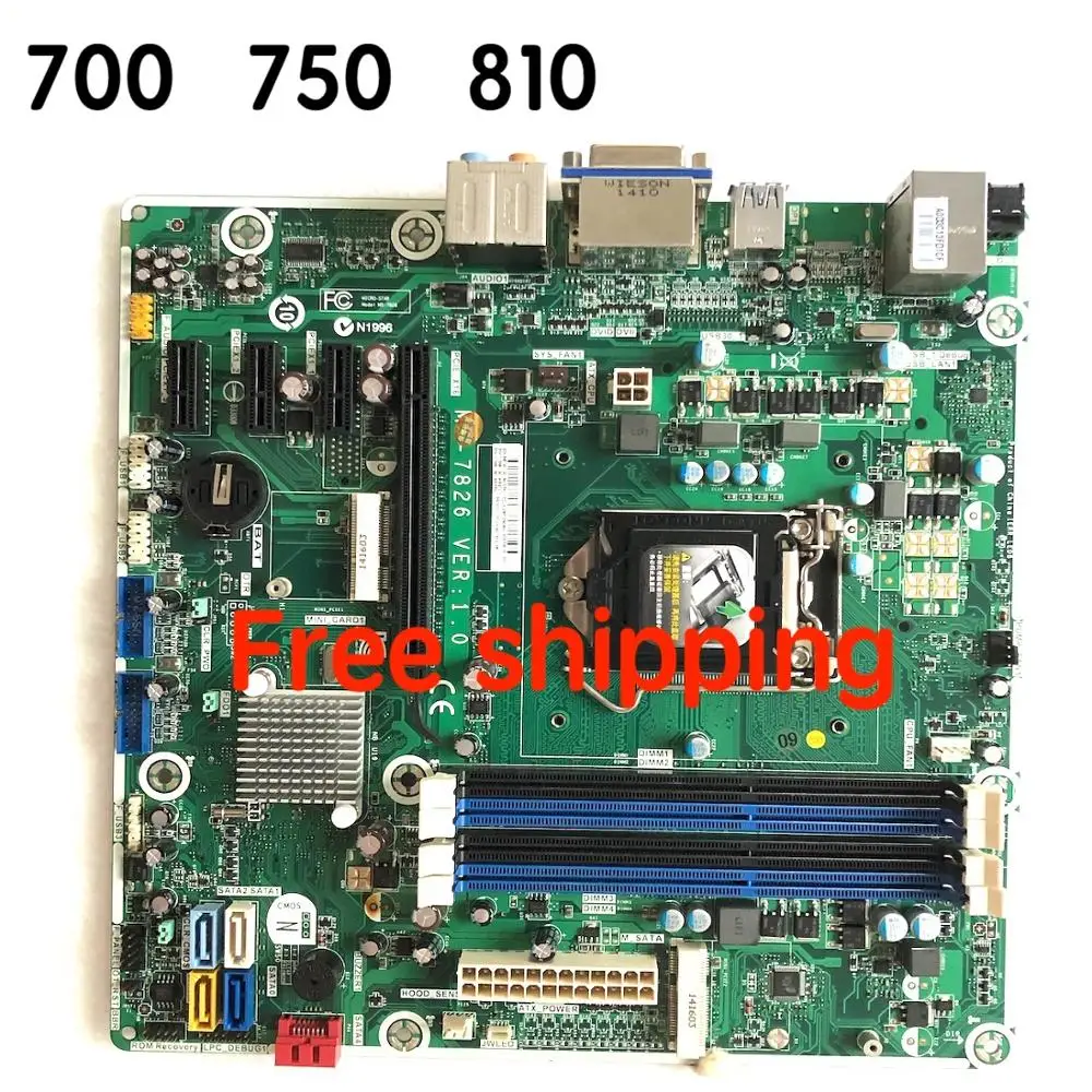 

Free shipping for HP Noriginal MS-7826 VER:2.0 Envy 700 750 810 motherboard 784740-001,784740-501,Z97,work perfectly
