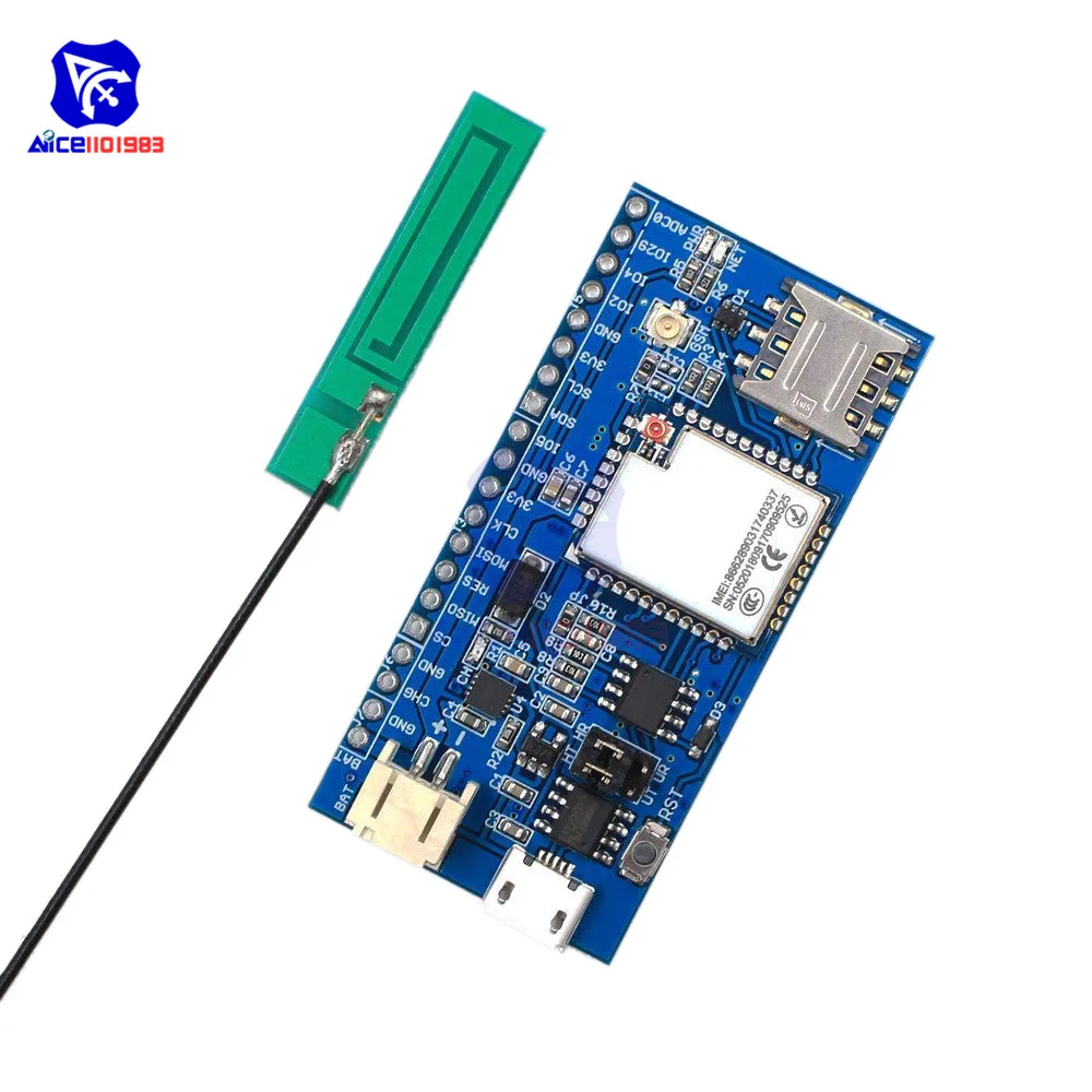 Air202 GSM GPRS узел V1.0 Quadband 850/900/1800/1900 МГц Встроенный USB в TTL чип CH330N модуль с антенной Nano