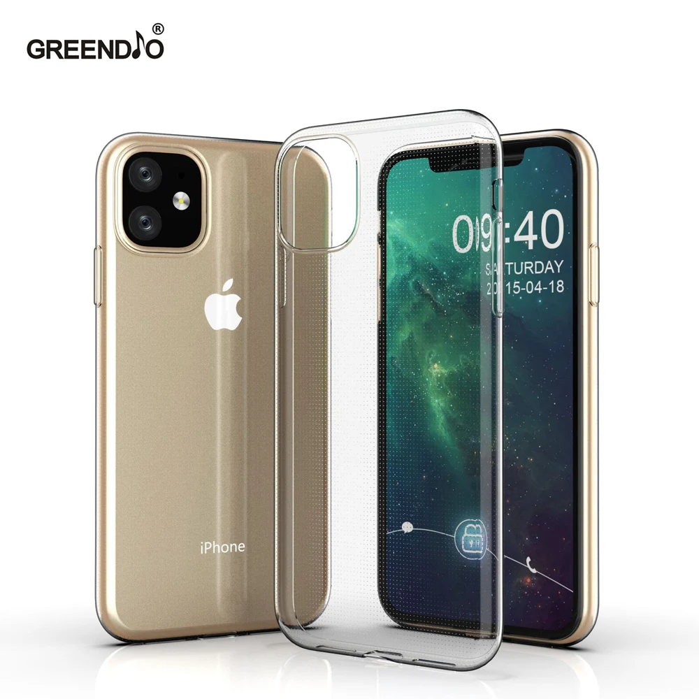 

Ultra Thin Transparent Silicone Case for iPhone 11 Pro Max Clear Soft TPU Case Cover for iPhone 6 6S 7 8 Plus XR X XS Max