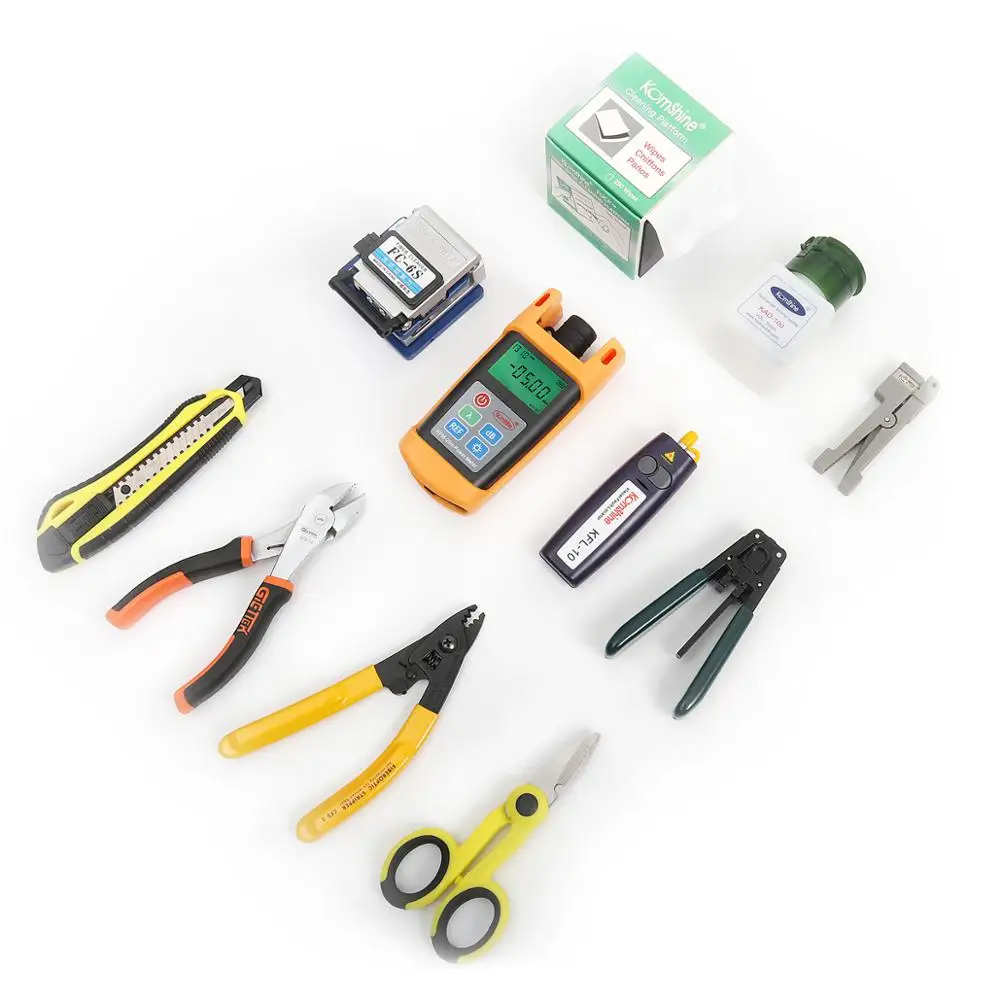 KomShine KFH-11D Basic Fiber Optic Tool Kit with