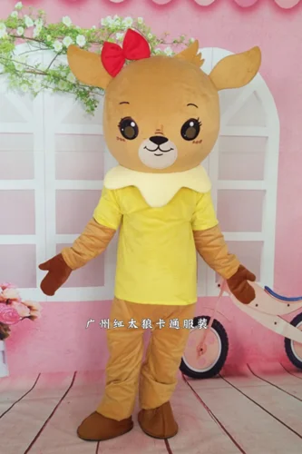 Mascot A Маскарадный костюм Лося Рождественский олень талисман на заказ взрослый размер персонаж мультфильма Косплей Карнавальный Костюм - Цвет: Mascot A