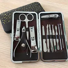 Инструмент для нейл-арта набор 12 шт. маникюрный косметический набор кусачки для ногтей набор инструментов для красоты оптом