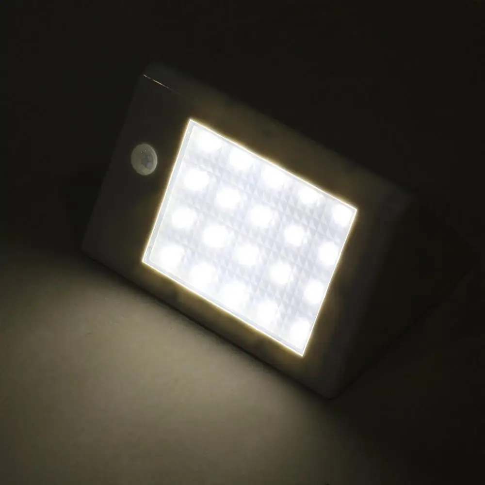 Long Lighting Hours Intelligent Energy-saving 20 LED 3.5W 440 LM Solar Power Light Lamp Garden Lamp Infrared Induction Bright