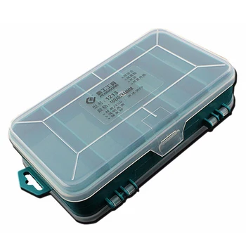 

PENGGONG 13 Grids Tool Box Double-Side ToolBox Organizer Storage Box Multifunction Tool Case For Small Components