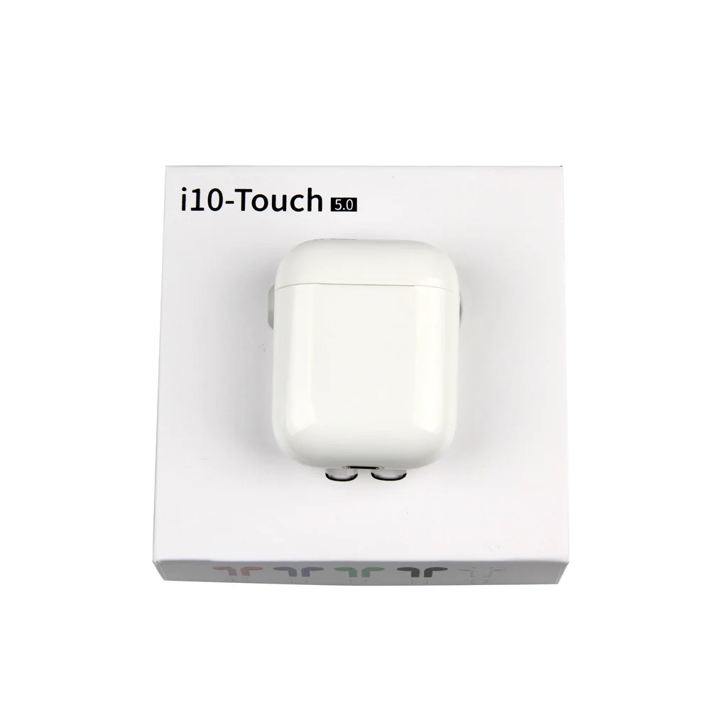 I10 TWS Наушники Беспроводные Bluetooth 5,0 наушники i10-Touch стерео наушники гарнитура для всех смартфонов PK i7s i9s i10 i11 i12 i13