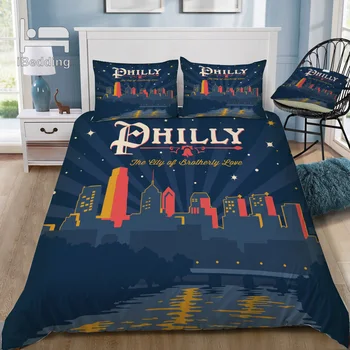 

Philly 3D Bedding Set Printed Duvet Cover Set Queen King Twin Size