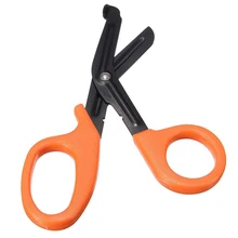 Медицинские ножницы для экстренной помощи, бандаж, медицинские хирургические инструменты, 18 см, оранжевый