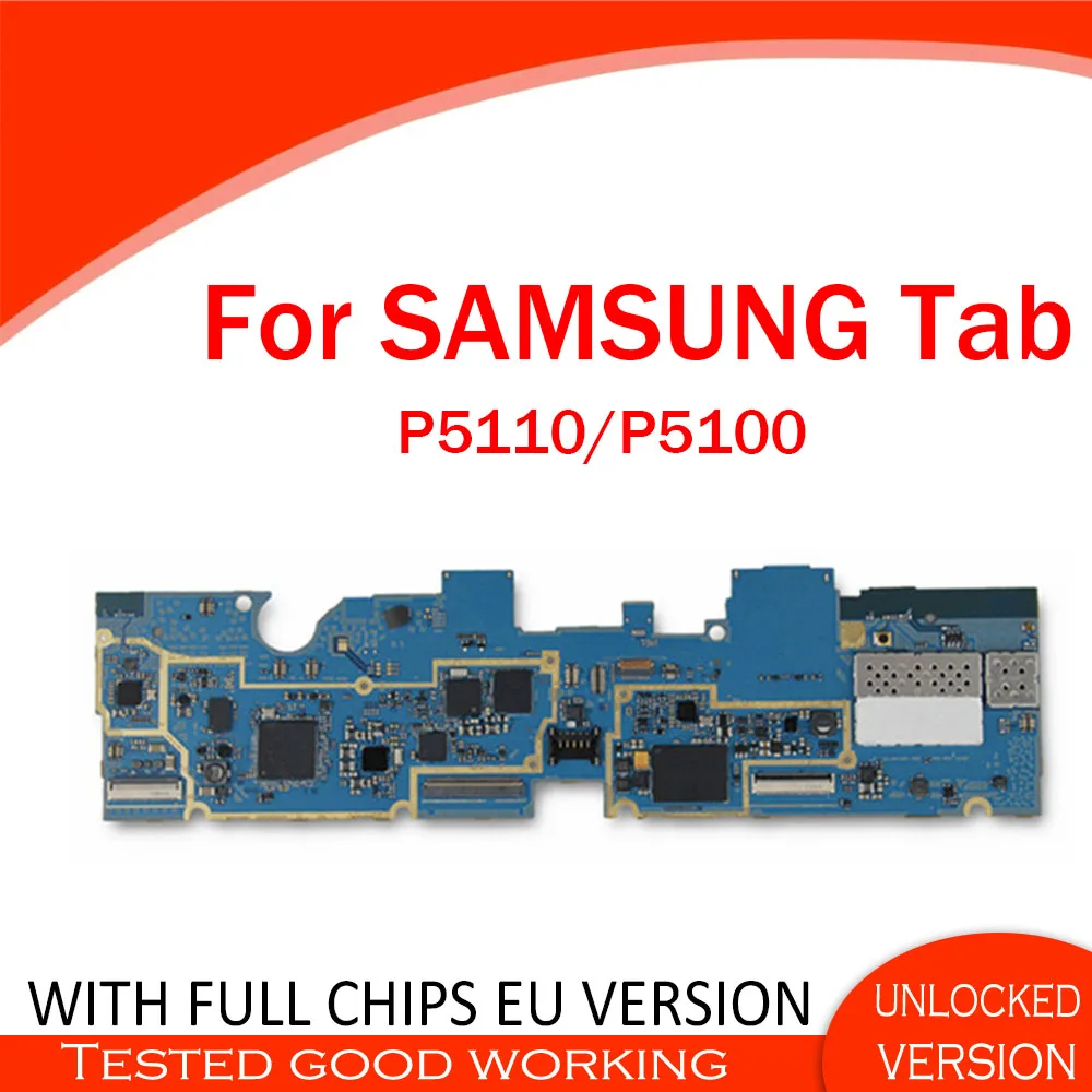 Европейская версия для Samsung Galaxy Tab 2 10 1 P5100 P5110 материнская плата WIFI и 3G ГБ ОЗУ 16 Гб