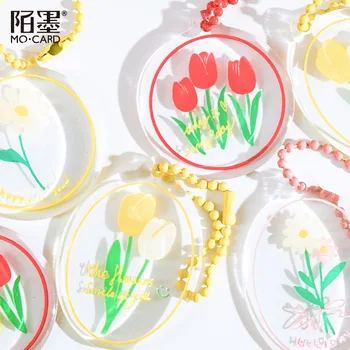 

Lovely Acrylic Sunshine Flower Transparent Decorative Pendant Collect Beautiful Little Thing Series Stationery