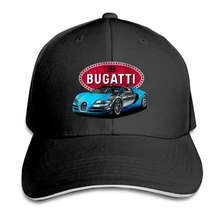 Бейсболка на заказ с принтом Bugatti power Supercar Motorsport Мужская кепка