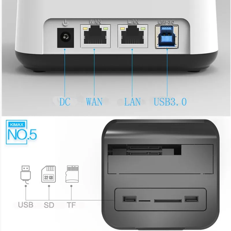 Blueendless пластиковый USB для sata 3 0 Hdd caddy 2 5 &quot/3 5&quot SATA 6 ТБ SD TF карта wifi репитер роутер