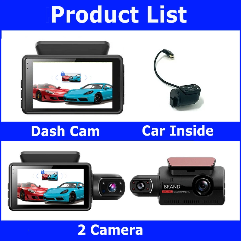 Compre Venta Caliente Coche Caja Negra 1080p Dual Dashcam Delantero Y  Trasero Cámara Coche Dual Dash Cam y Cámara De Coche de China por 68 USD