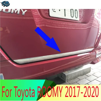 

For Toyota ROOMY 2016-2020 ABS Chrome Tail Gate Door Cover Trim Rear Trunk Molding Bezel Styling Sticker Garnish
