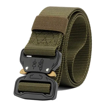 

Men Long Big Size Belt Cobra Tactical Belt Male Military Training Belt Multifunctional Nylon Outdoor Hunting Cool Waist Belt