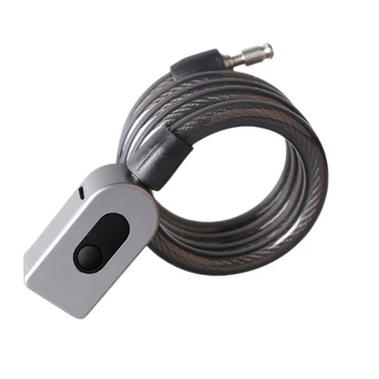 

GQ10F Fingerprint Steel Ring Lock Bicycle Lock Mountain Bike Lock Anti-Theft Lock Road Car Cable Lock Fixed Bicycle Lock