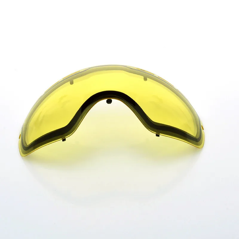 AFS-0031 Yellow Night Vision lens Original Ski Goggles Lens Anti-fog Big Spherical Ski Glasses Snow Goggles Eyewear Lenses 3100