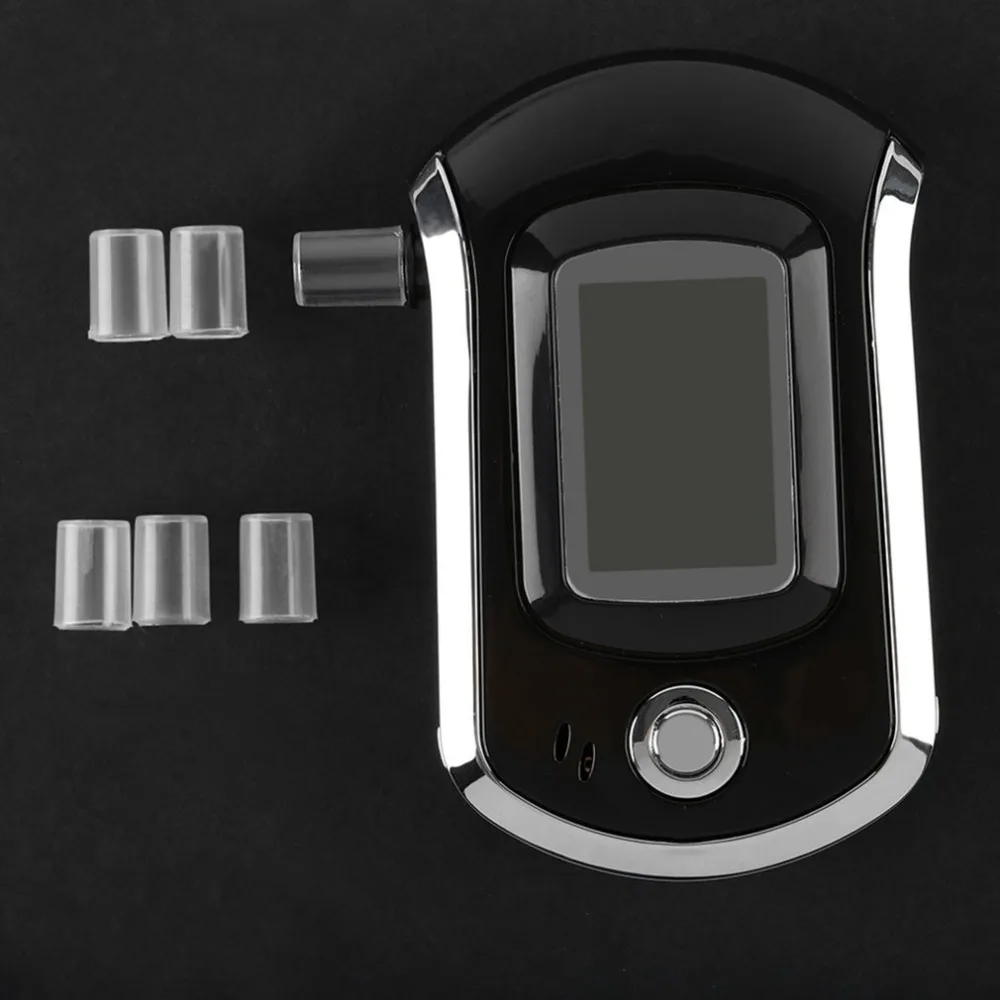 Портативный алкотестер с ЖК-дисплеем Цифровой детектор алкоголя Алкотестер анализатор автомобильный привод безопасности