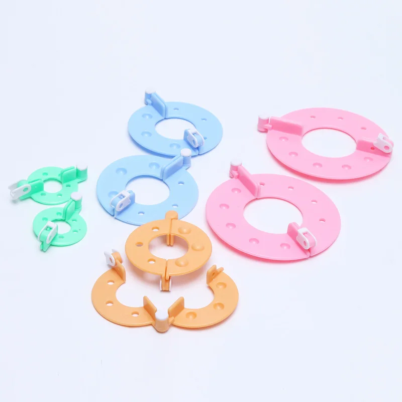 

8 Pcs Pompom Maker Kit Knitting Crafts Different Sizes Plush Ball Making Tool C44