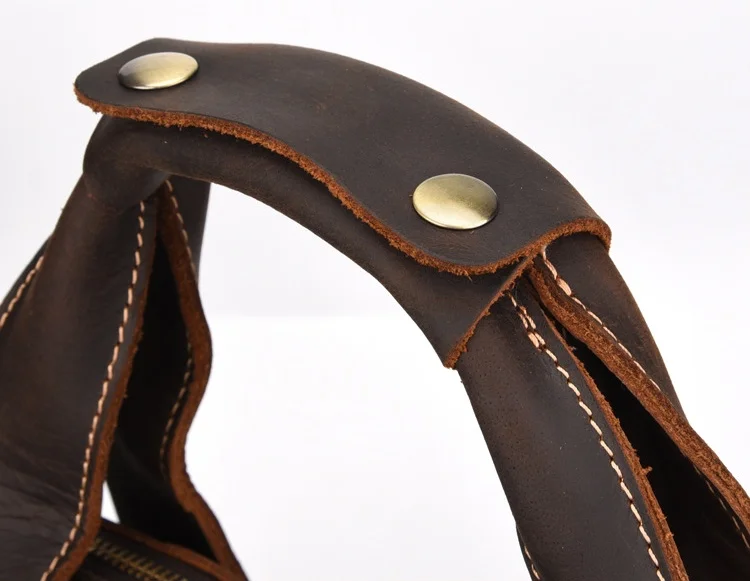 MAHEU Высококачественный ручной портфель из натуральной кожи Crazy Horse кожаная сумка для ноутбука Ipad A4 короткий чехол для мужчины мальчика