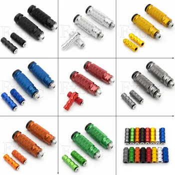 

Footrest Universal Motorcycle Pegs Footrests Motorbike Footrest Foot Steps Motorcycle For Suzuki GSXR 600 750 1000 K1 K2 K3-K9