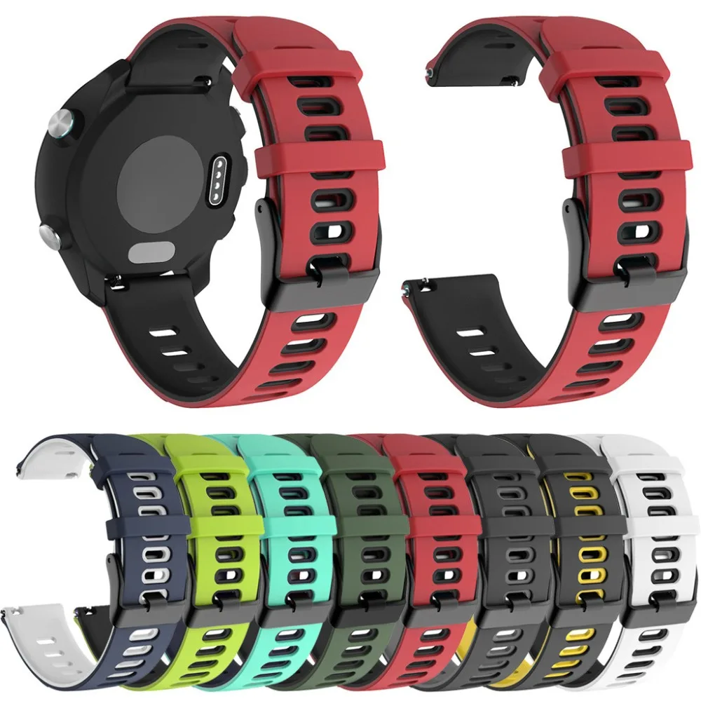 Спортивный Браслет для Garmin Forerunner 245/245M силиконовый сменный Браслет Удобная повязка 40SEP18