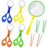 Clamp Toys Handy For Kids Collection Bug Clip Plastic Insect Catcher Scissors Educational Tweezers Camping Gift 1