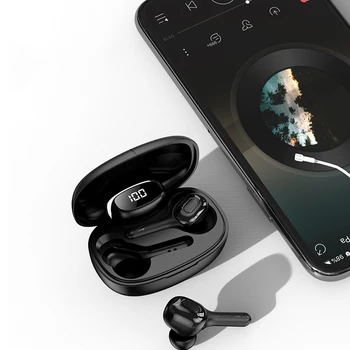 

Bluetooth Earphones Gaming Long Standby TimeHeadset 5.0 Wireless 2 Earbuds For Internet Bar AAC Line Type 20 - 20000hz Dynamic