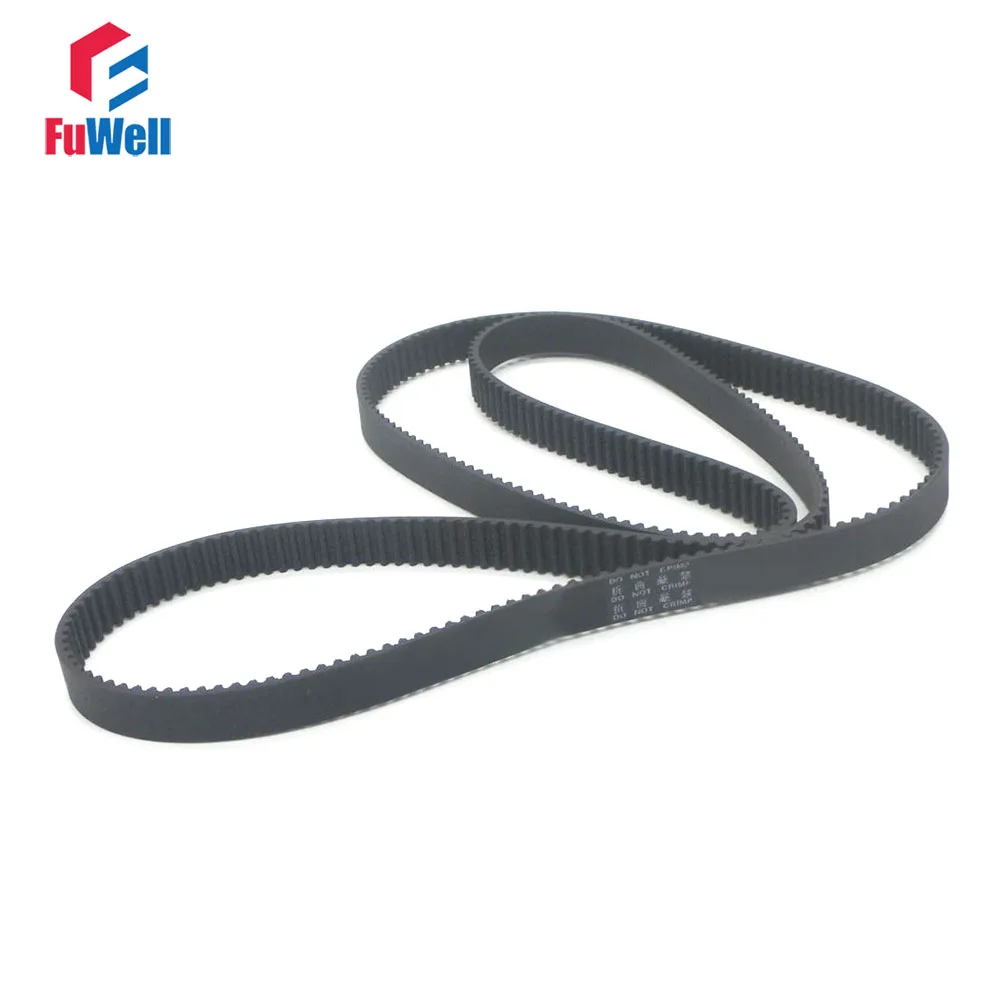 HTD 3M Timing Belt Rubber Toothed Belt Closed Loop 15mm Width 2040/2388/2430/2640/3000/3300/3600/4698-3M Transmission Belt