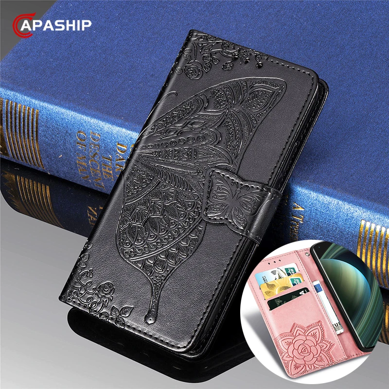xiaomi leather case case 3D Butterfly Leather Wallet Case For XiaoMi Mi 8 9 10 lite Pro CC9 CC9E Pocophone X3 F1 A3 Mi9SE Mi10 Ultra Mi10lite Flip Cover best flip cover for xiaomi