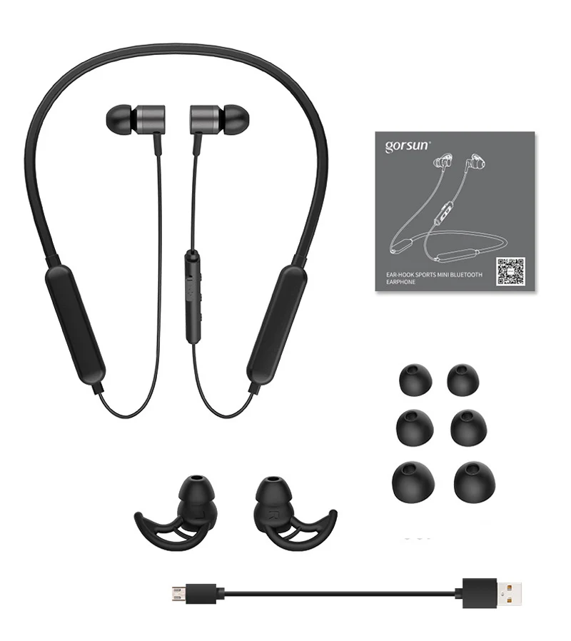 Gorsun E18, наушники с шейным ремешком, Bluetooth, наушники для телефона, Bluetooth 5,0, беспроводные наушники, Бас-гарнитура с микрофоном, fone de ouvido