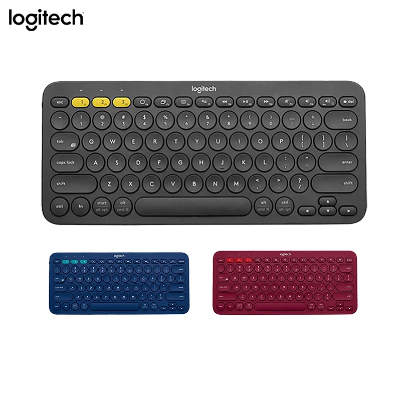 Original Logitech K380 Multi Device Bluetooth Wireless Keyboard For Windows Mac Chrome Os Android Iphone Ipad Keyboards Aliexpress