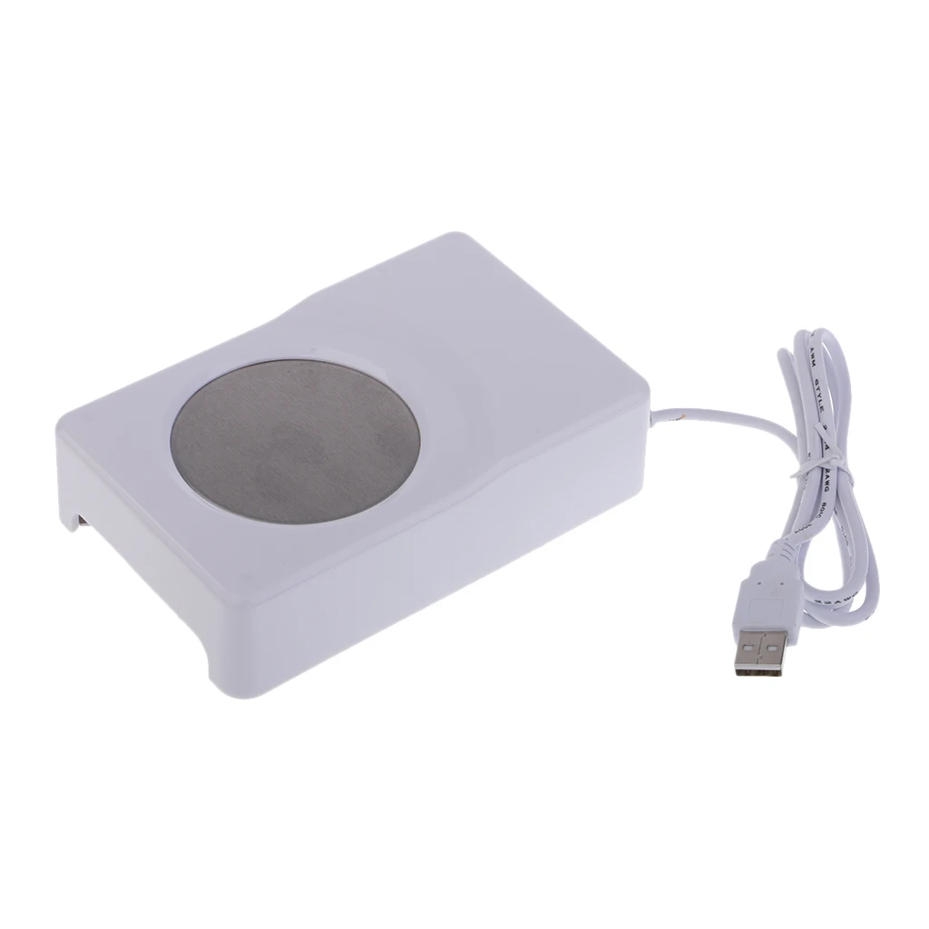 Электрический USB Coaster Чай Кофе чашка кружка теплее кулер коврик для напитков подарок