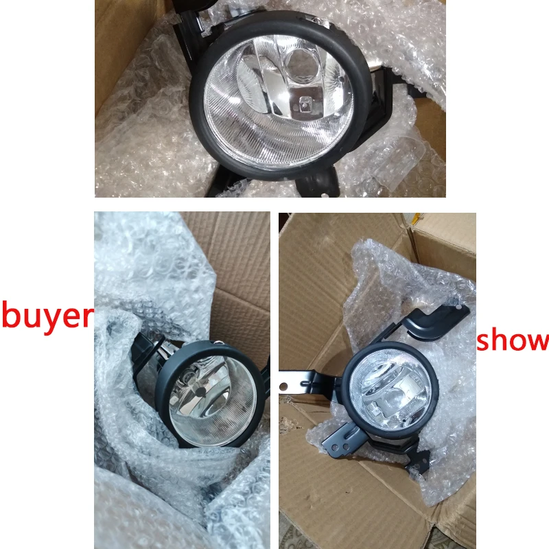 2Pcs Front Bumper Fog Lights H11 Halogen / LED Bulb No Blub For HONDA CRV CR-V 2007 2008 2009 Driving Lamp Fog Lamp Assembly