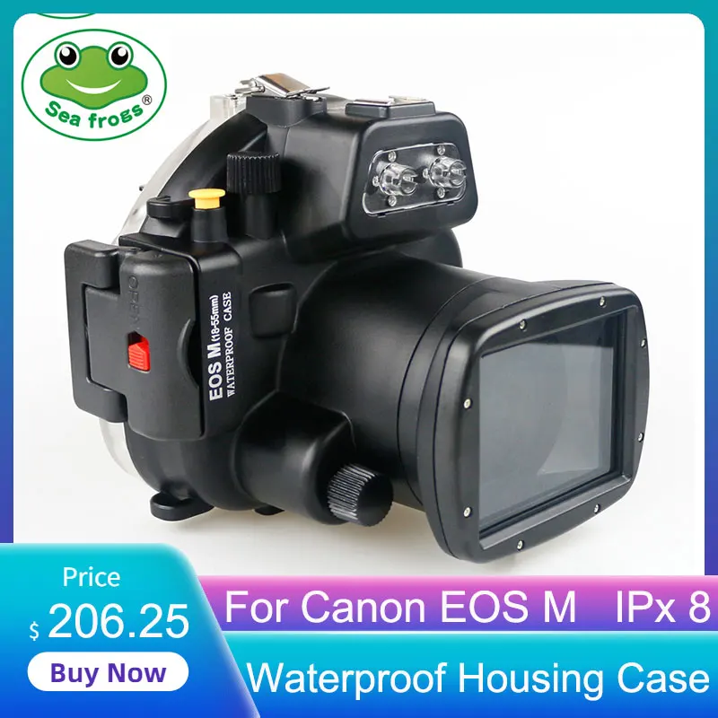 Seafrogs For Canon Eos M Digital Camera Diving Case Underwater