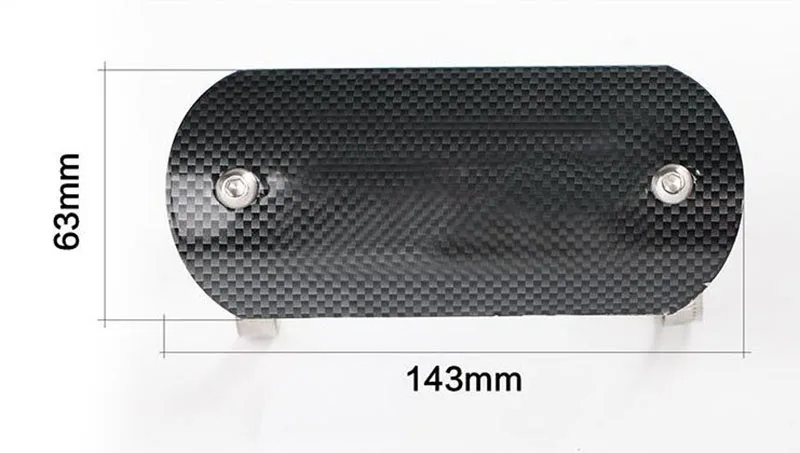 TKOSM мотоцикл Akrapovic проект глушитель из нержавеющей стали протектор тепловой щит крышка Анти-обжигающая крышка TMAX530 CB400