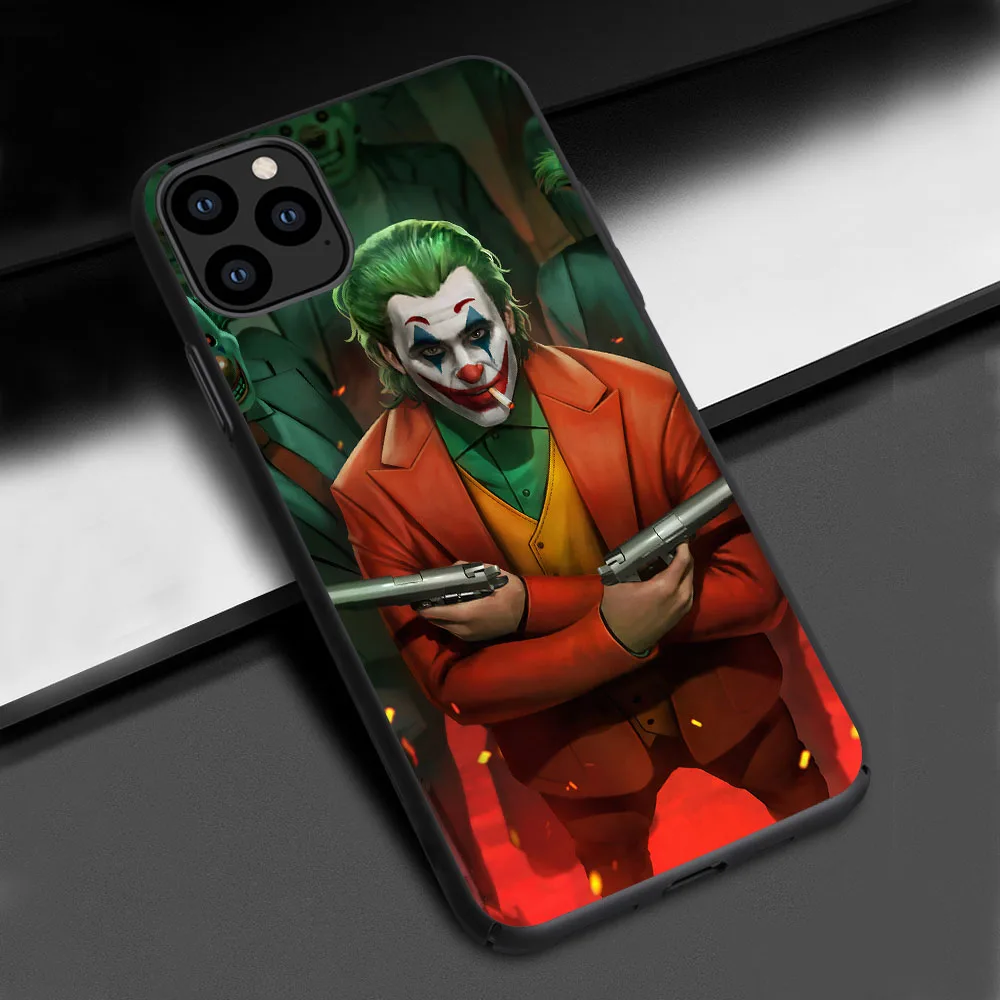Забавный чехол для телефона joker для Apple iPhone 11 pro Xs Max чехол 5 5S Se 6 6S 7 8 Plus X XS XR черный мягкий резиновый ТПУ чехол для телефона 11 Pro - Цвет: 90