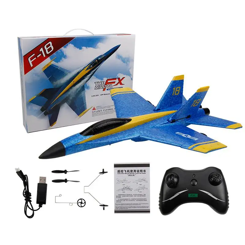 RCtown Fly Bear FX-828 2 4G F/A-18 Strike Fighter Hornet Радиоуправляемый планер RTF самолеты для мальчиков