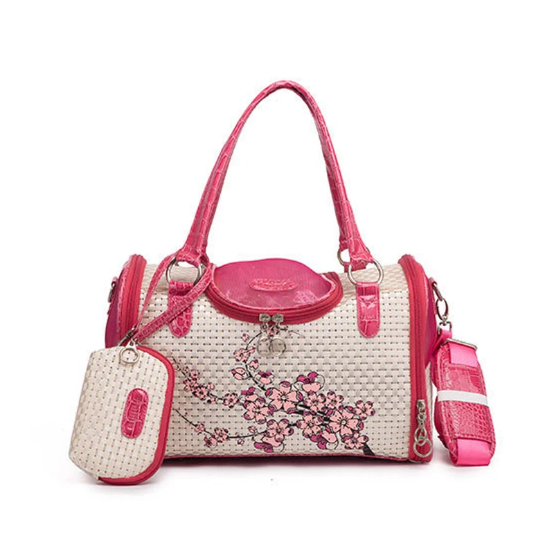 Переносная сумка-переноска для собак, маленькая сумка для кошек, тканая дышащая сумка для путешествий на открытом воздухе, дизайнерские роскошные сумки для собак, сумки с принтом