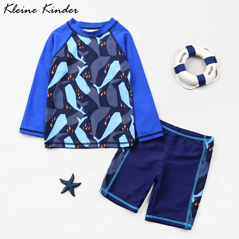 Детский купальный костюм детский для мальчиков комплект из двух предметов с