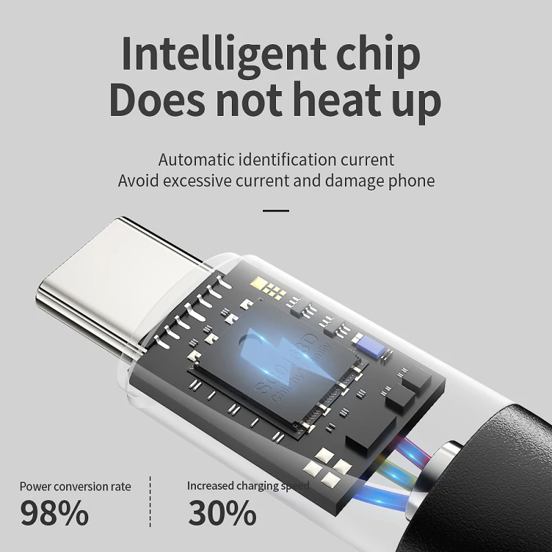 Essager светодиодный usb-кабель типа C кабель для быстрой зарядки кабель usbc для Xiaomi K20 samsung Oneplus 7 Pro зарядное устройство для мобильного телефона