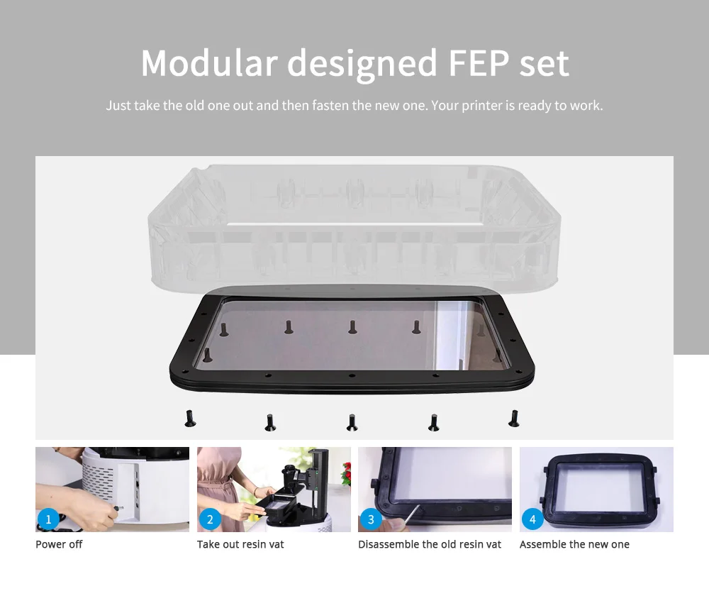 ELFIN Nova3d принтер sla lcd 3D принтер свободный Выравнивающий светильник полимеризация смоляная настольная печать Impresora 3D Прямая поставка