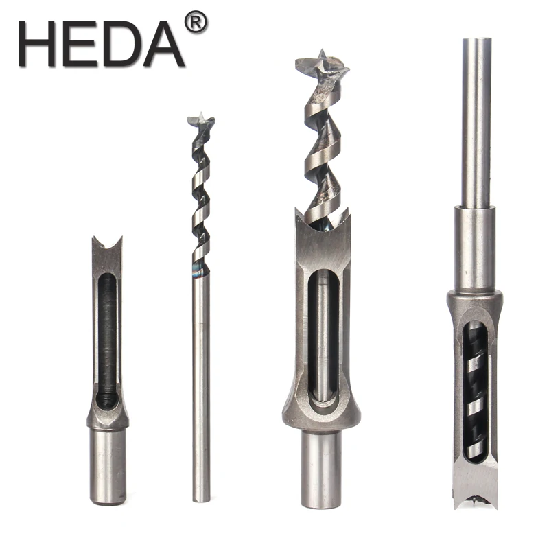 Brocas helicoidales HSS para carpintería, herramientas de perforación  cuadrada, sierra extendida de agujero cuadrado, 6,0mm ~ 16mm, 1 unidad -  AliExpress